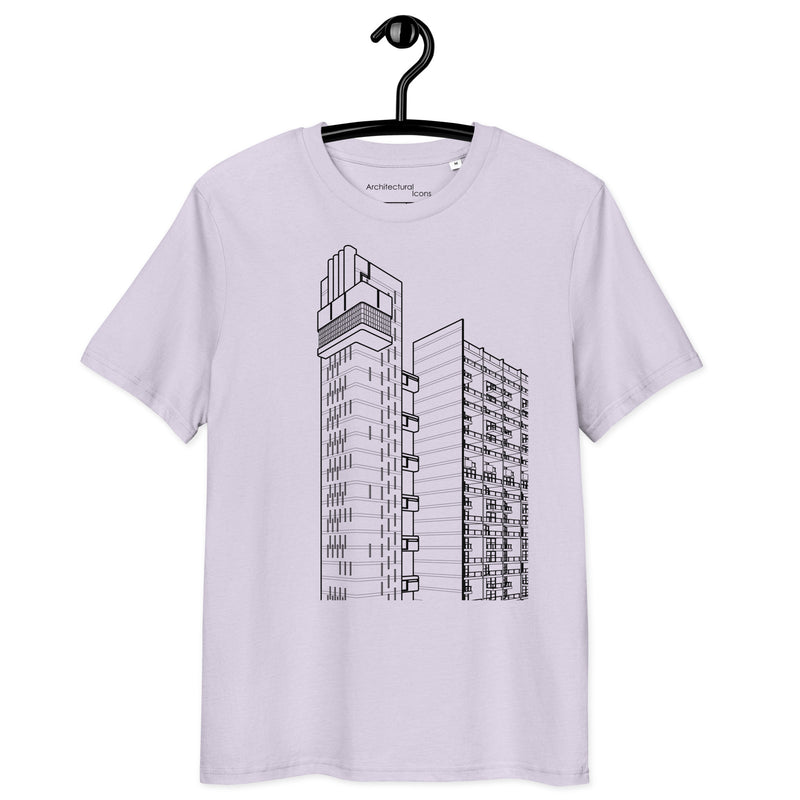 Trellick Tower Detail Unisex Organic Cotton T-Shirts