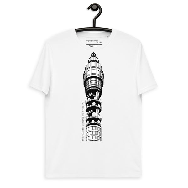 BT Tower Unisex Organic Cotton T-Shirts