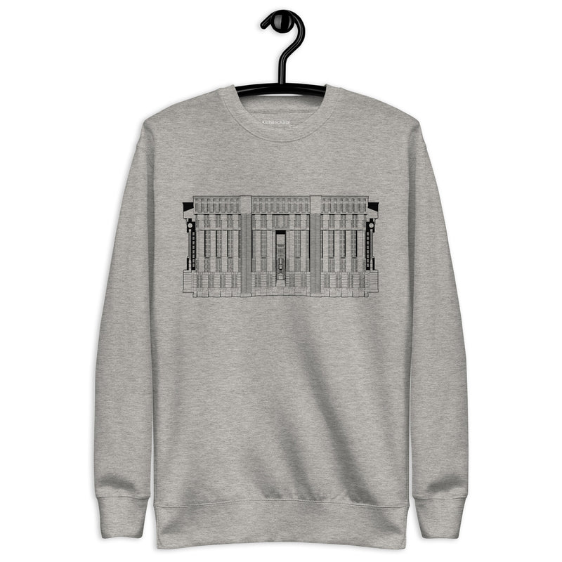 Les Espaces d'Abraxas Eastern Elevation Unisex Sweatshirts