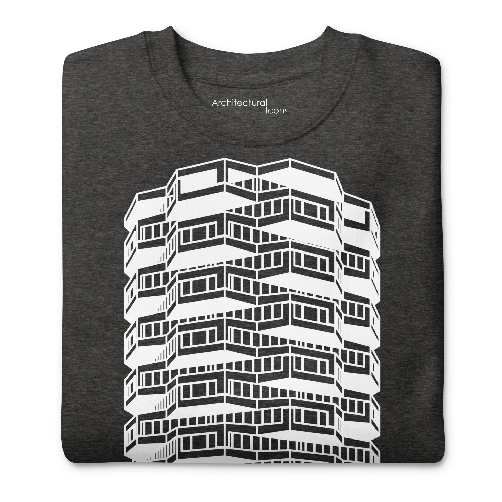 Number One Croydon Black & White Illustration Unisex Sweatshirts