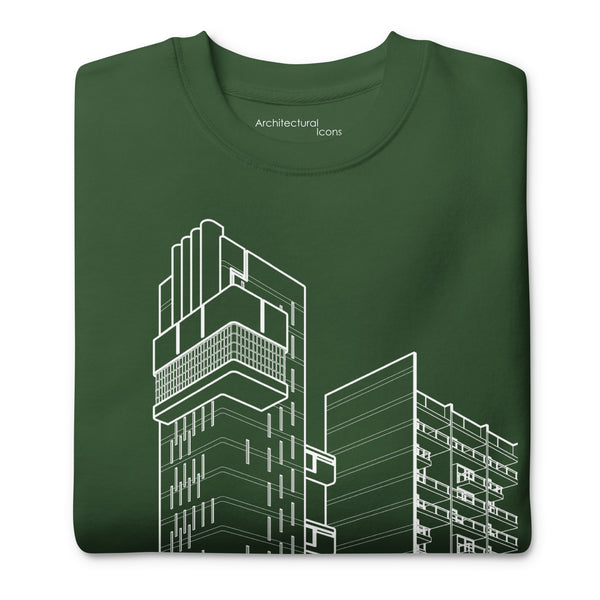 Trellick Tower Detail Unisex Sweatshirts