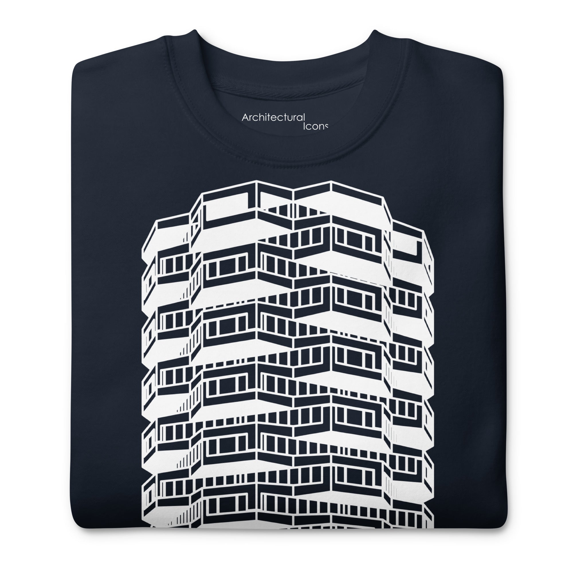 Number One Croydon Black & White Illustration Unisex Sweatshirts