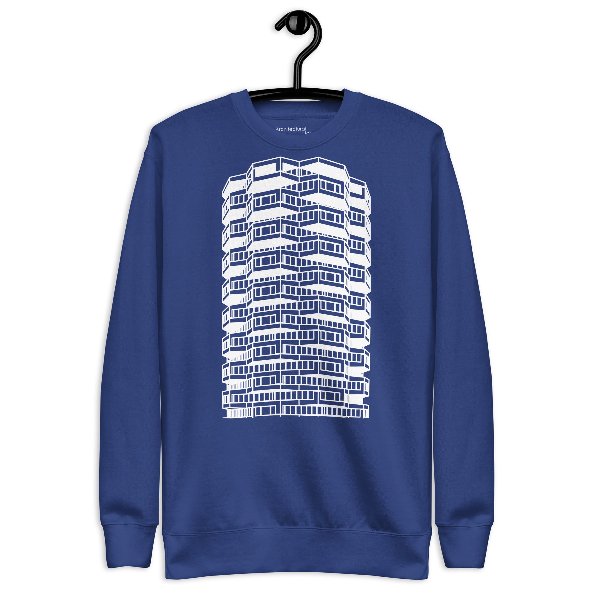 Number One Croydon Black & White Illustration Unisex Jumper