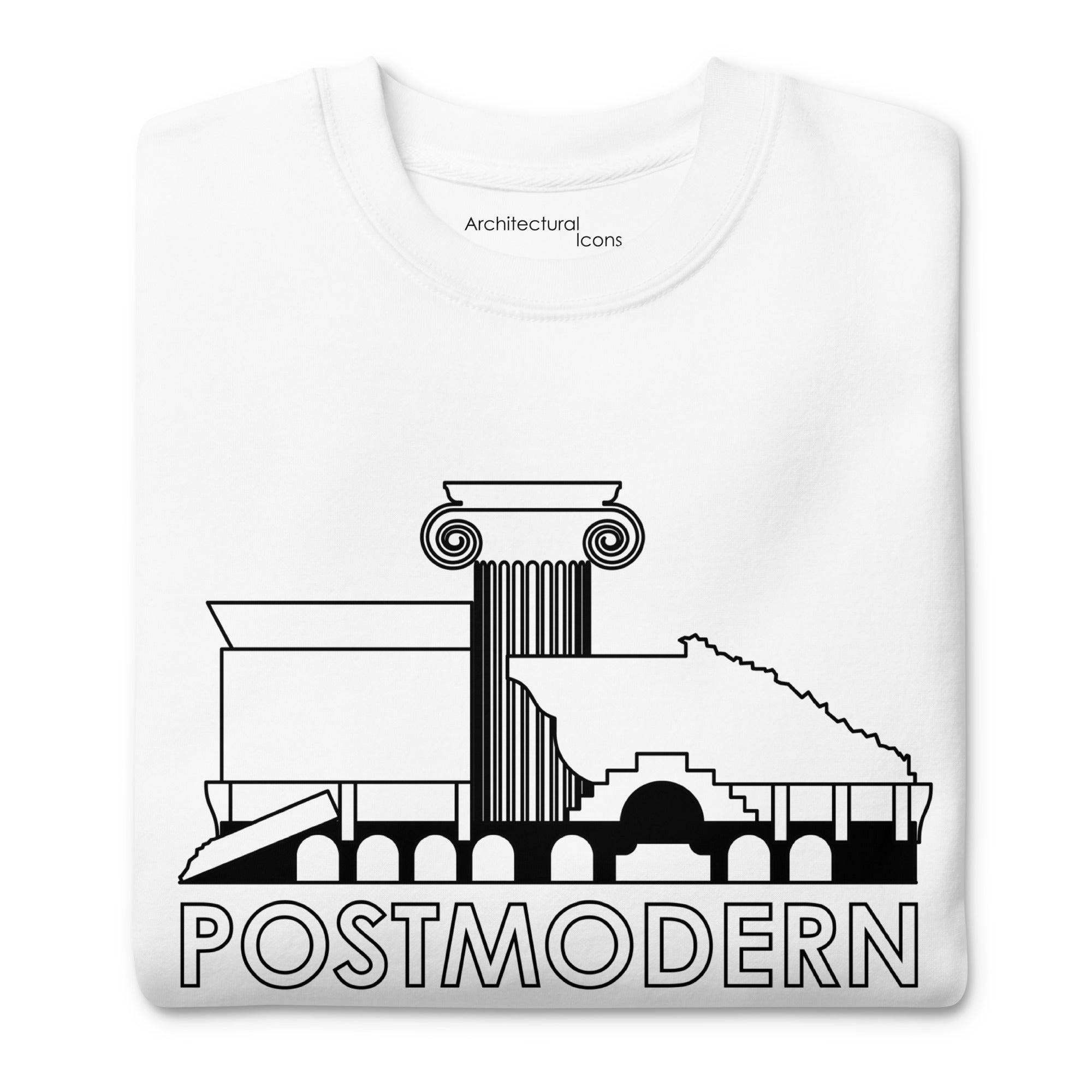 "Postmodern Architecture" Unisex Sweatshirts