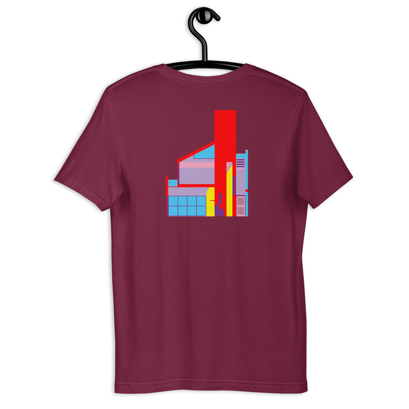 Vanna Venturi House Front-And-Back Colour Unisex T-Shirt