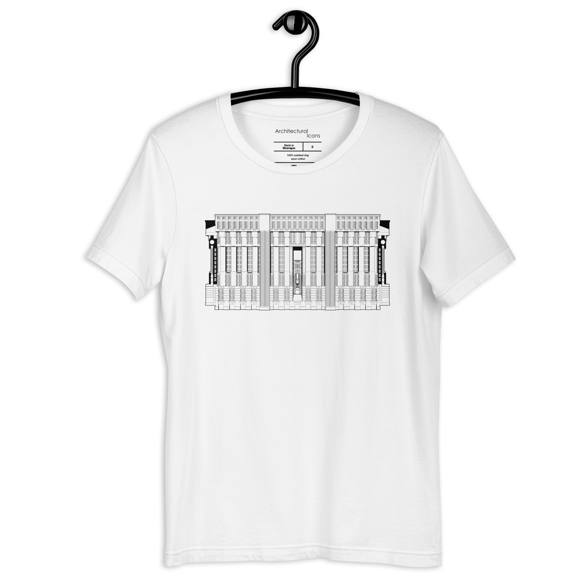 Les Espaces d'Abraxas Eastern Elevation Unisex T-Shirts