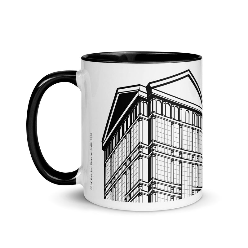 77 West Wacker Different Coloured Mugs