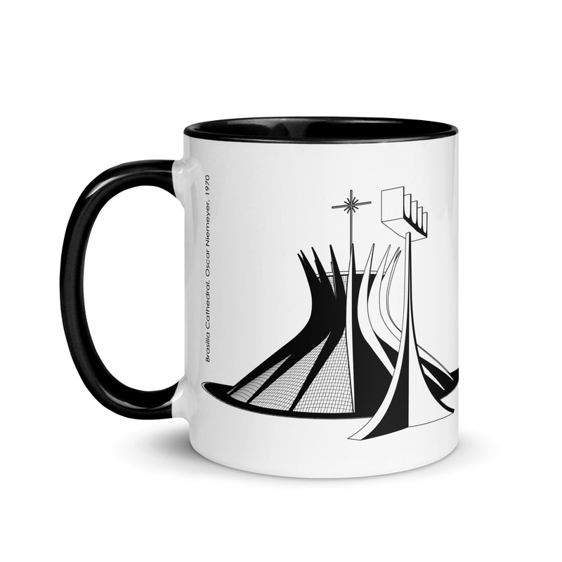 Brasilia Cathedral Different Coloured Mugs