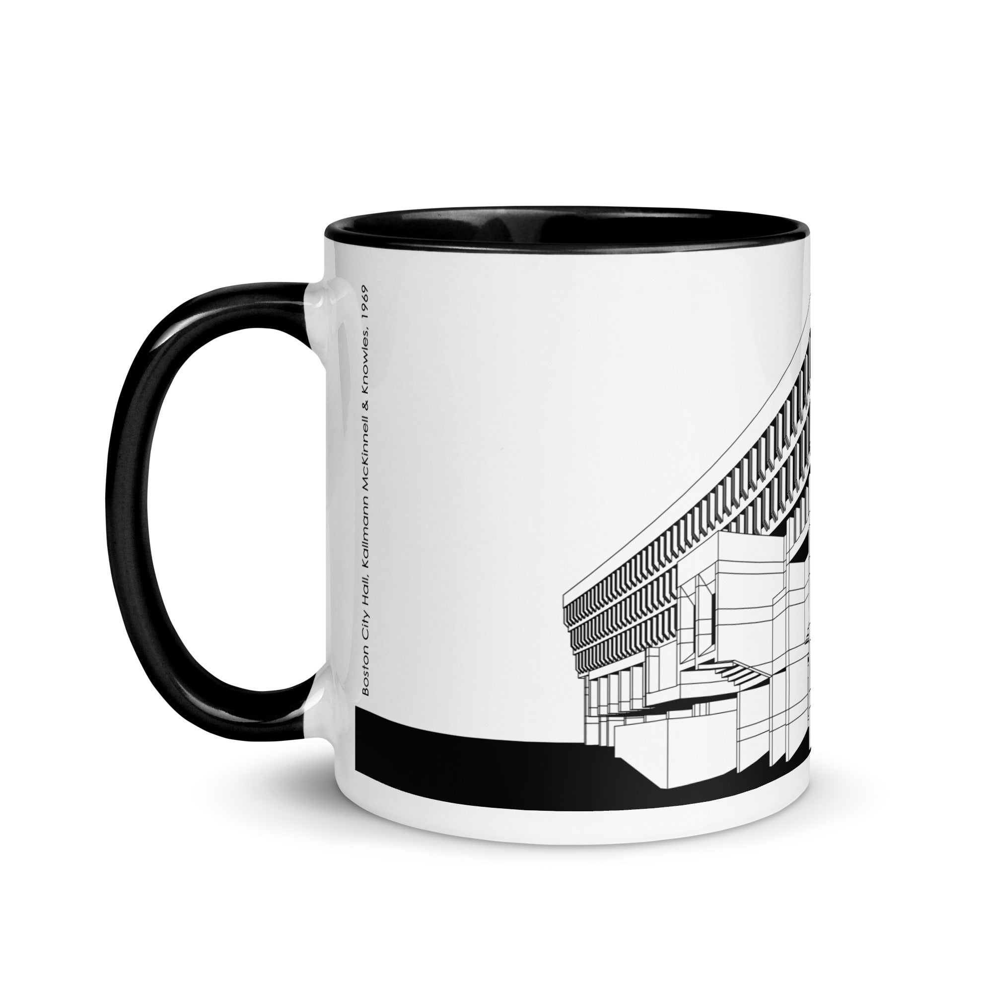 Boston City Hall Different Coloured Mugs