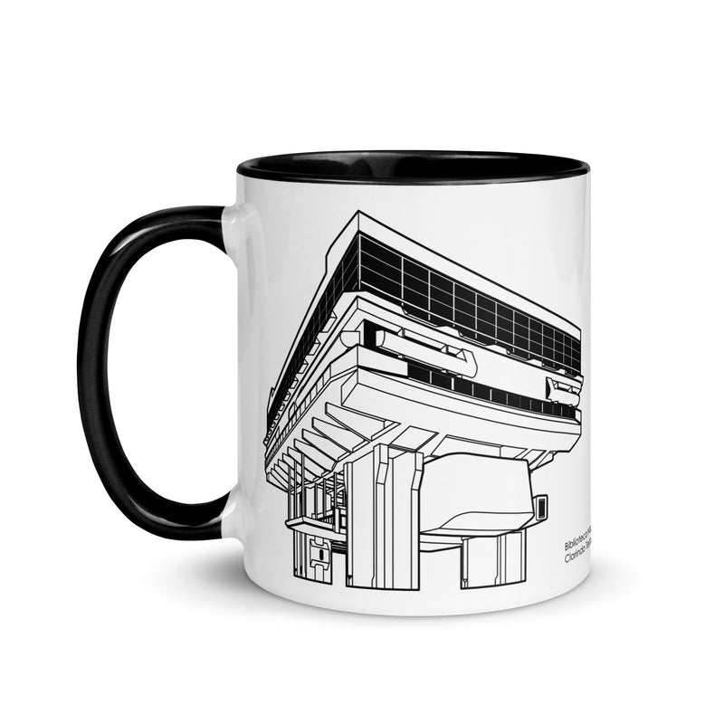 Biblioteca Nacional Mariano Moreno Different Colored Mugs