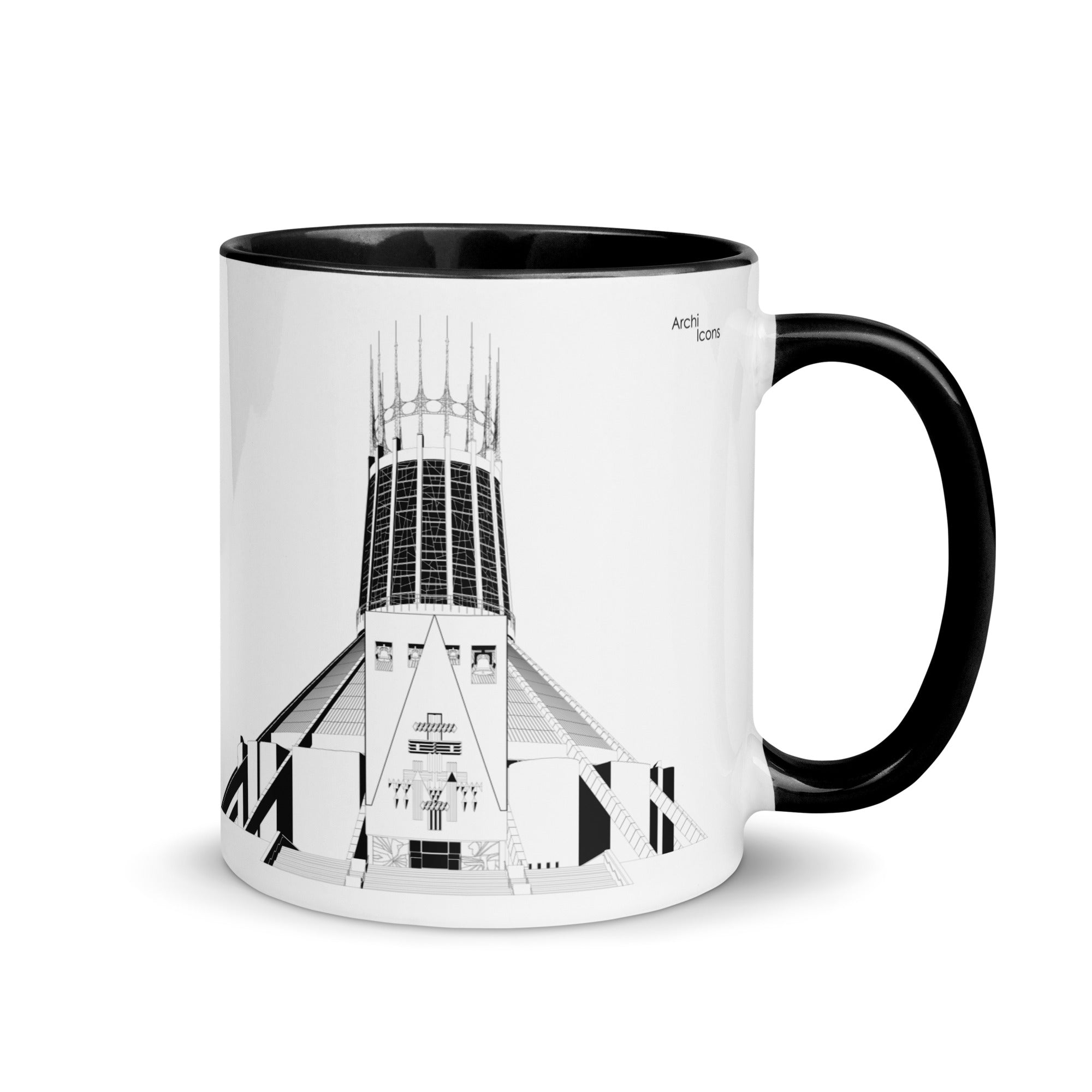 Liverpool Metropolitan Cathedral Different Coloured Mugs