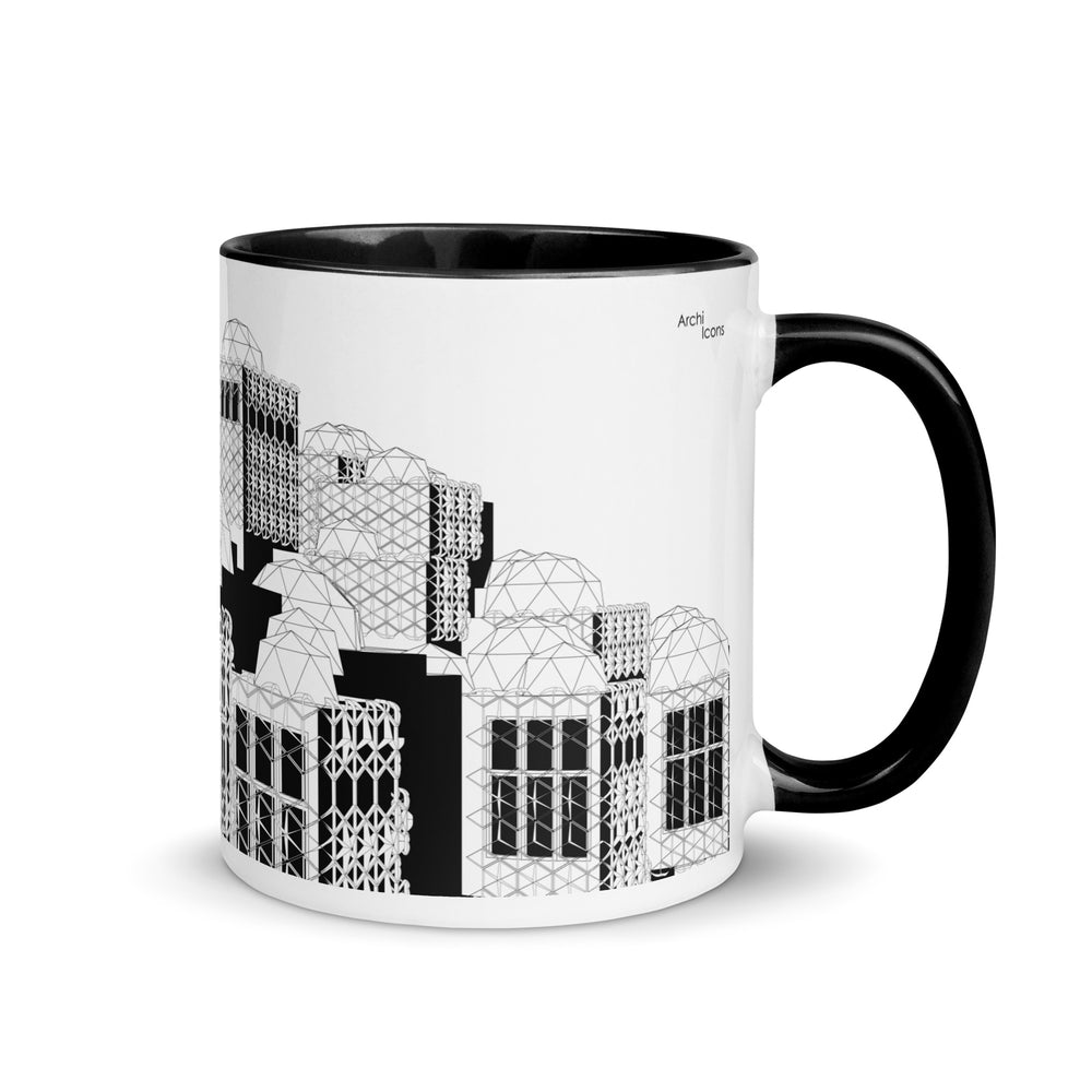 National Library of Kosovo Different Coloured Mugs