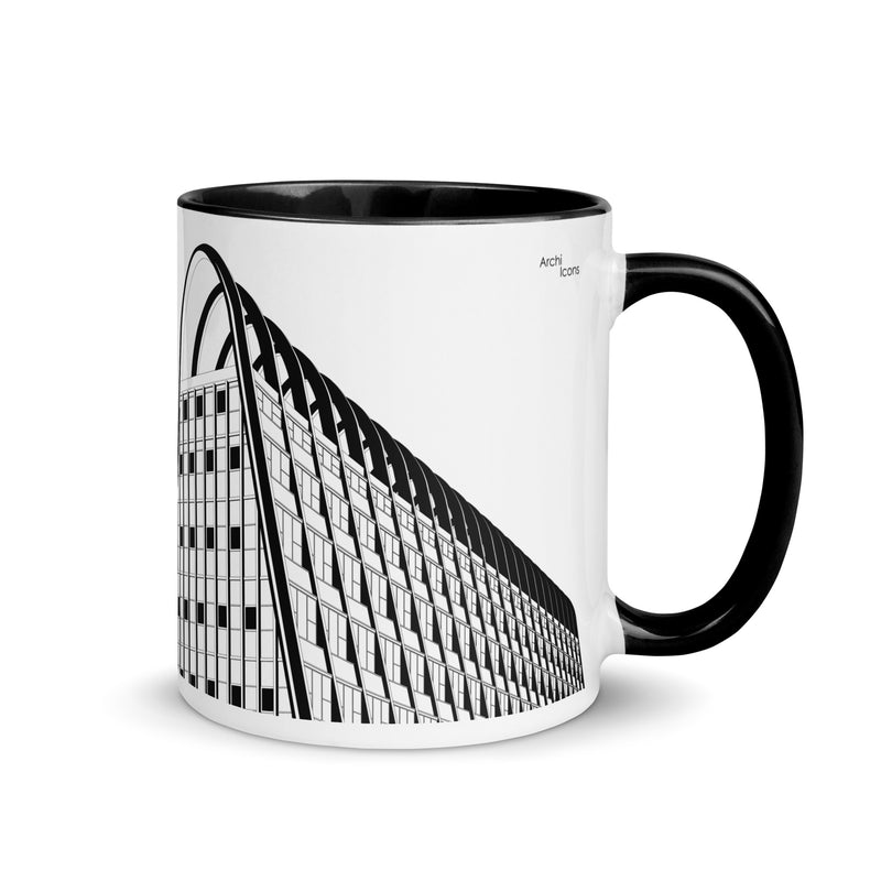 Manchester Toast Rack Different Coloured Mugs