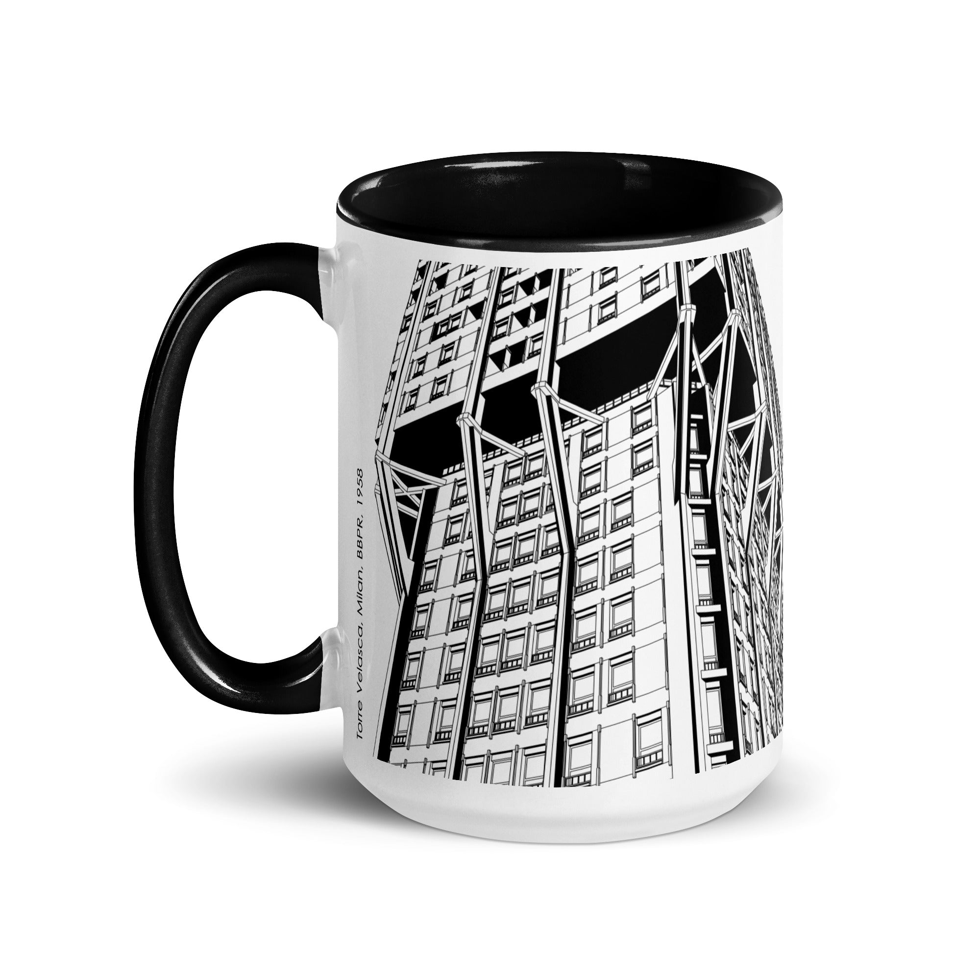 Torre Velasca Different Coloured Mugs