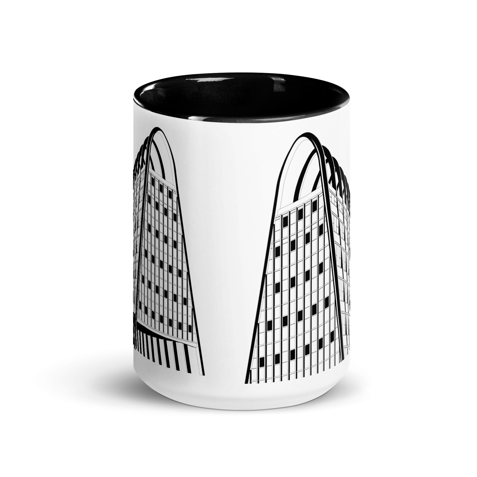 Manchester Toast Rack Different Coloured Mugs