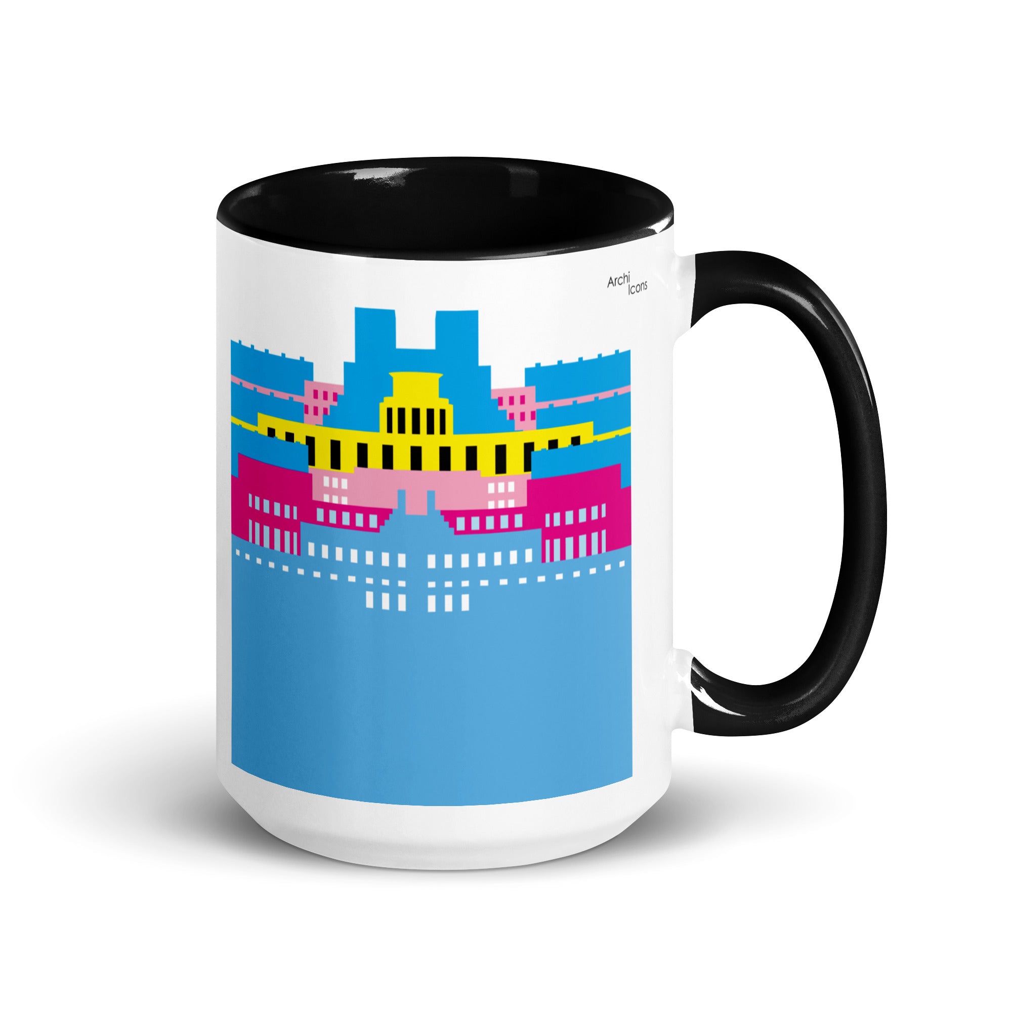 MI6 Different Coloured Mugs