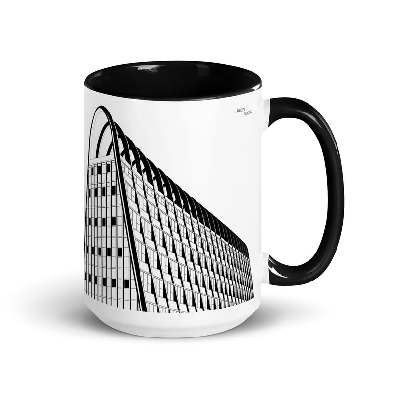 Manchester Toast Rack Different Coloured Mugs