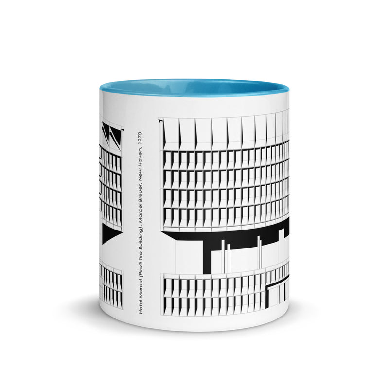 Hotel Marcel (Pirelli Tire Building) Different Coloured Mugs