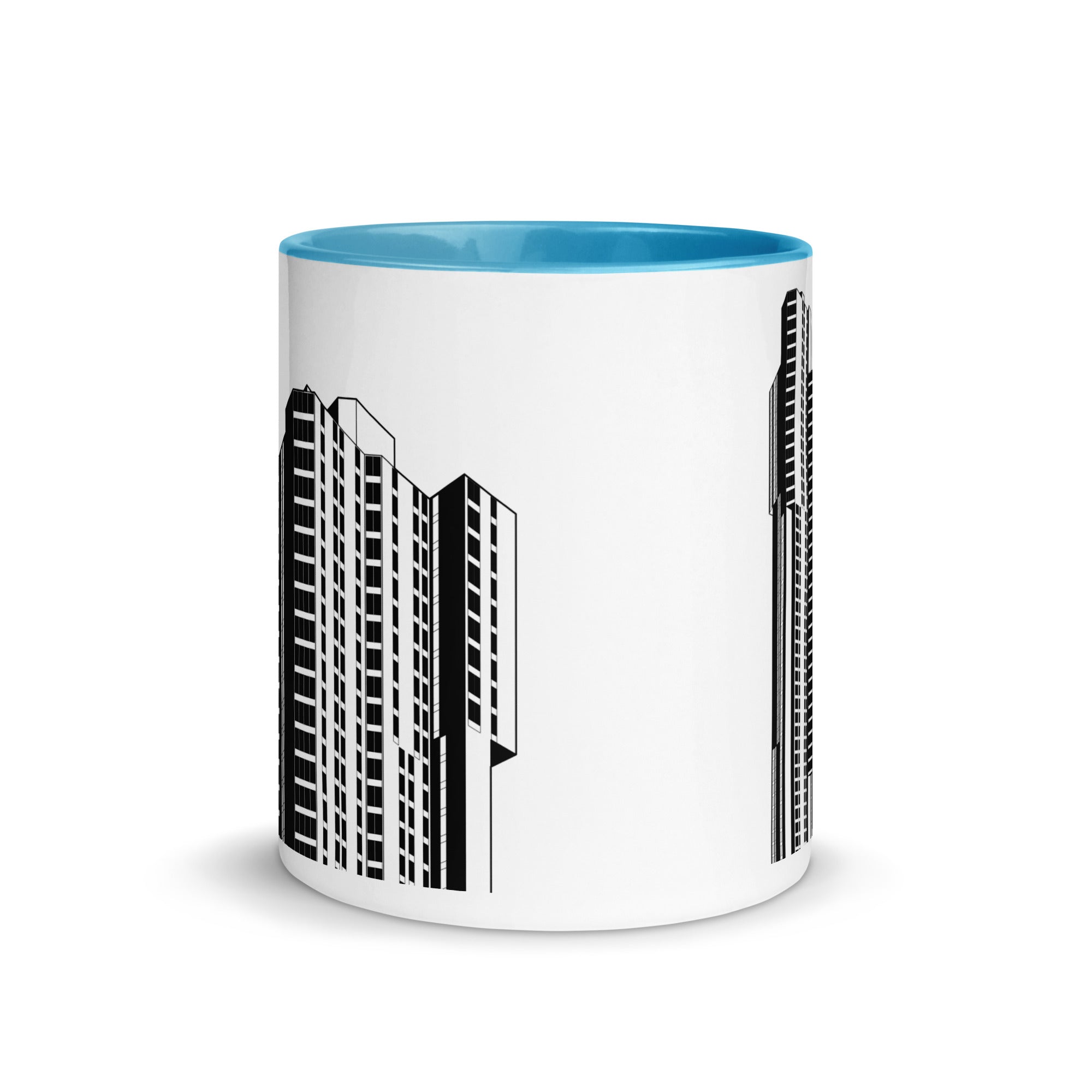 River Park Tower Different Coloured Mugs