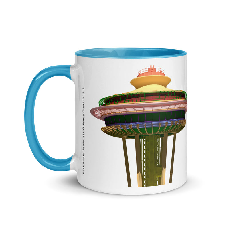 Space Needle Different Coloured Mugs