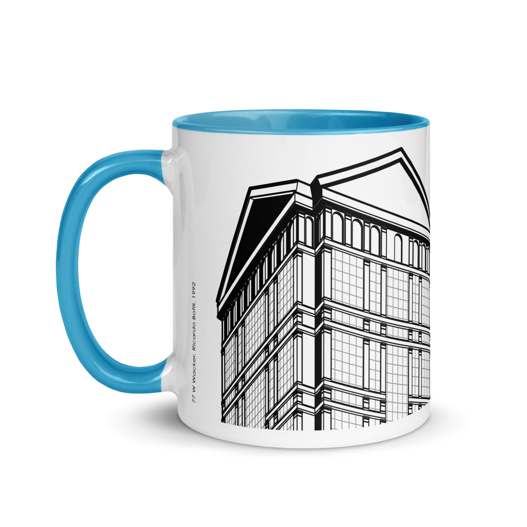 77 West Wacker Different Coloured Mugs