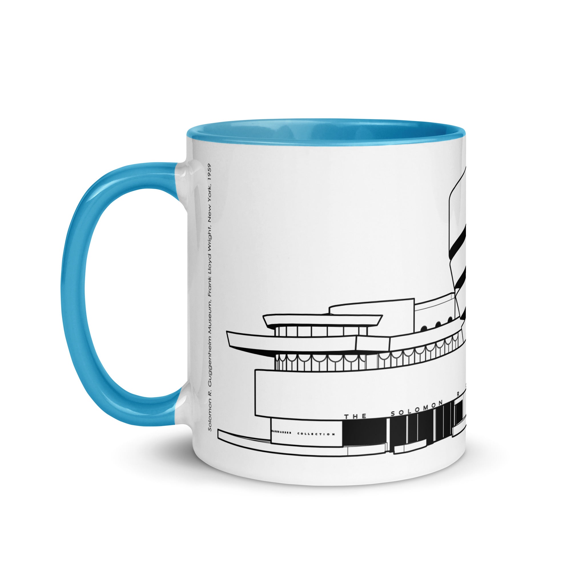 Solomon R. Guggenheim Museum Different Coloured Mugs