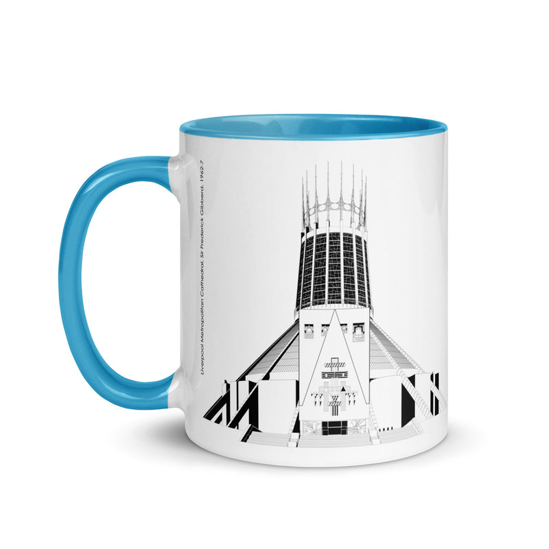 Liverpool Metropolitan Cathedral Different Coloured Mugs