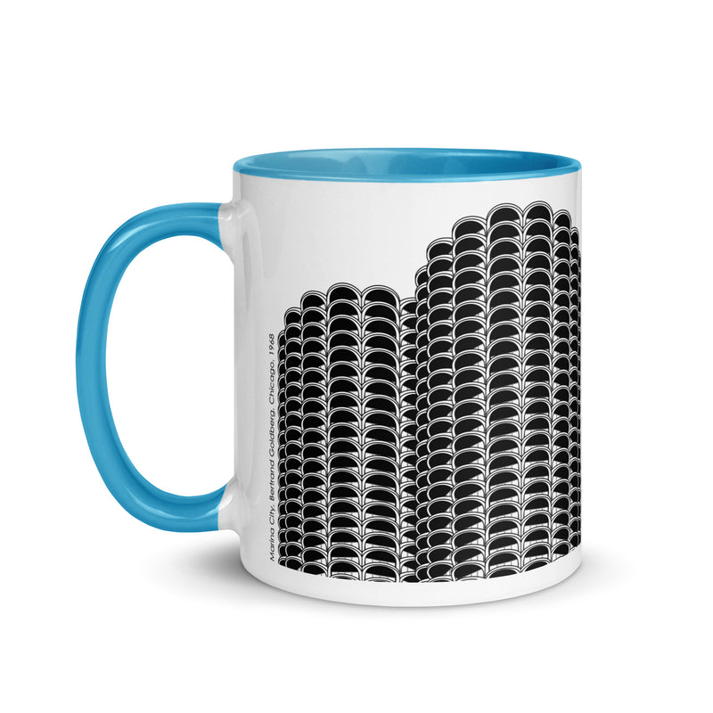 Marina City Different Coloured Mugs