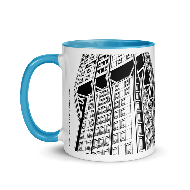 Torre Velasca Different Coloured Mugs