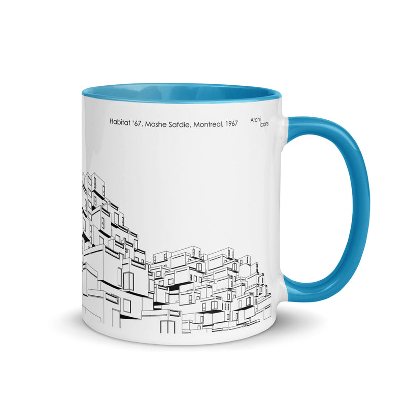 Habitat '67 Different Coloured Mugs