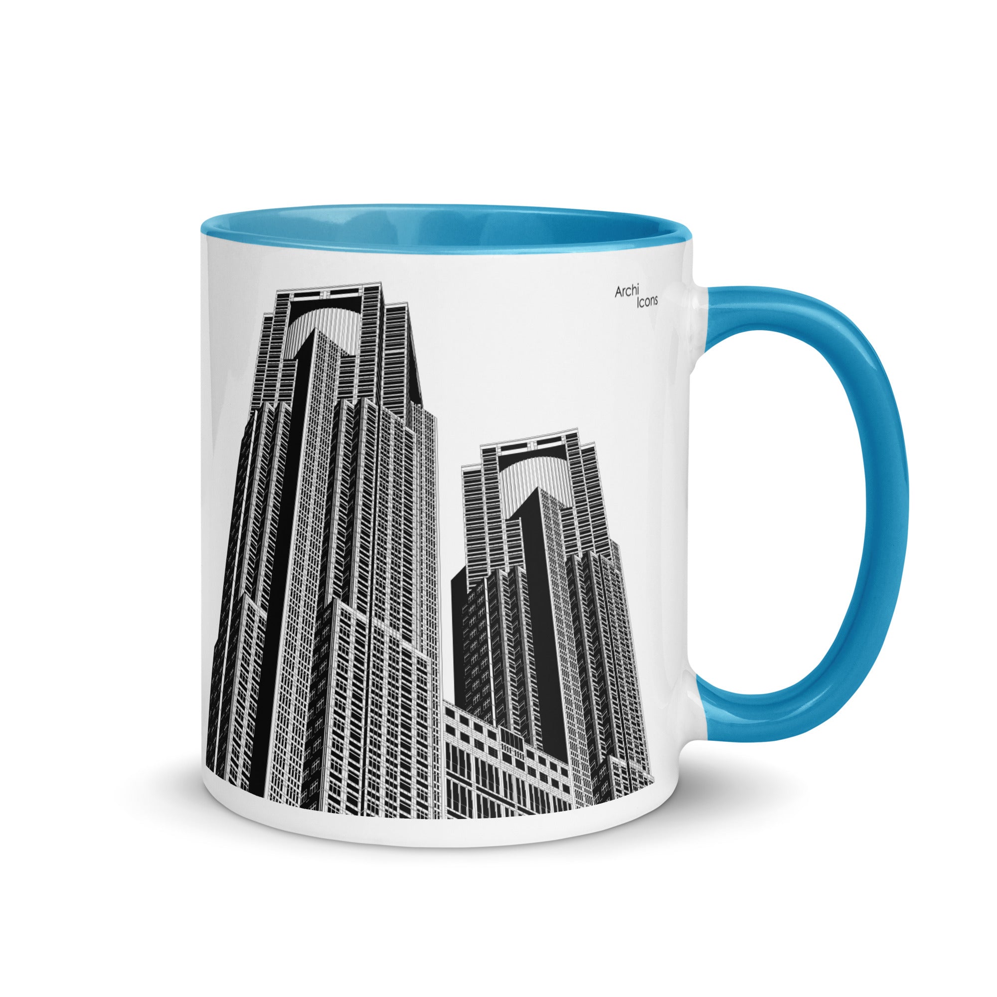 Tokyo Metropolitan Government Building No1 Different Coloured Mugs