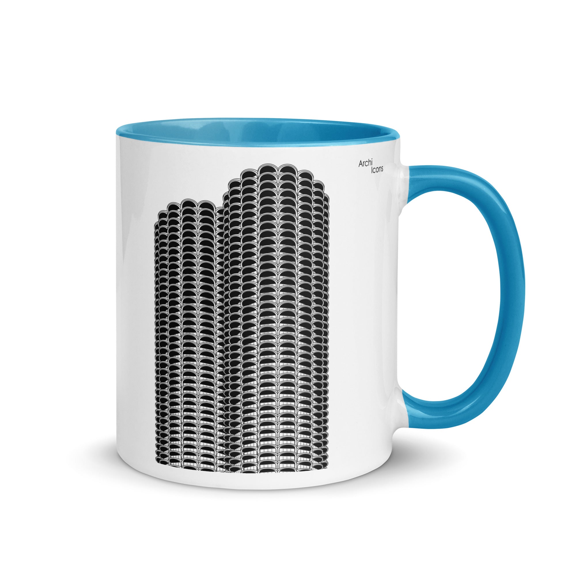 Marina City Different Coloured Mugs