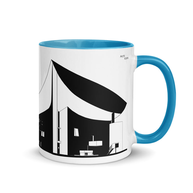 Notre-Dame du Haut Different Coloured Mugs