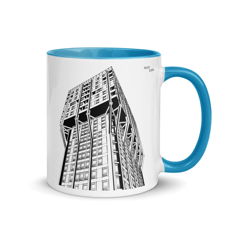 Torre Velasca Different Coloured Mugs