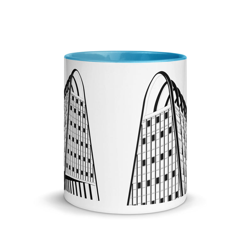 Manchester Toast Rack Different Coloured Mugs