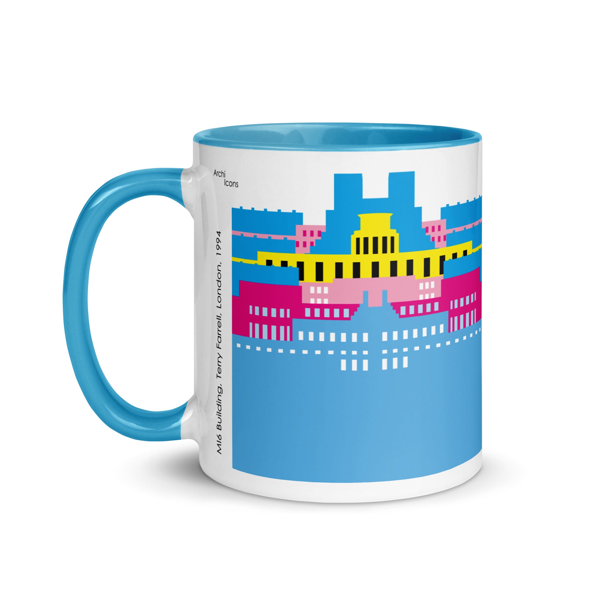 MI6 Different Coloured Mugs