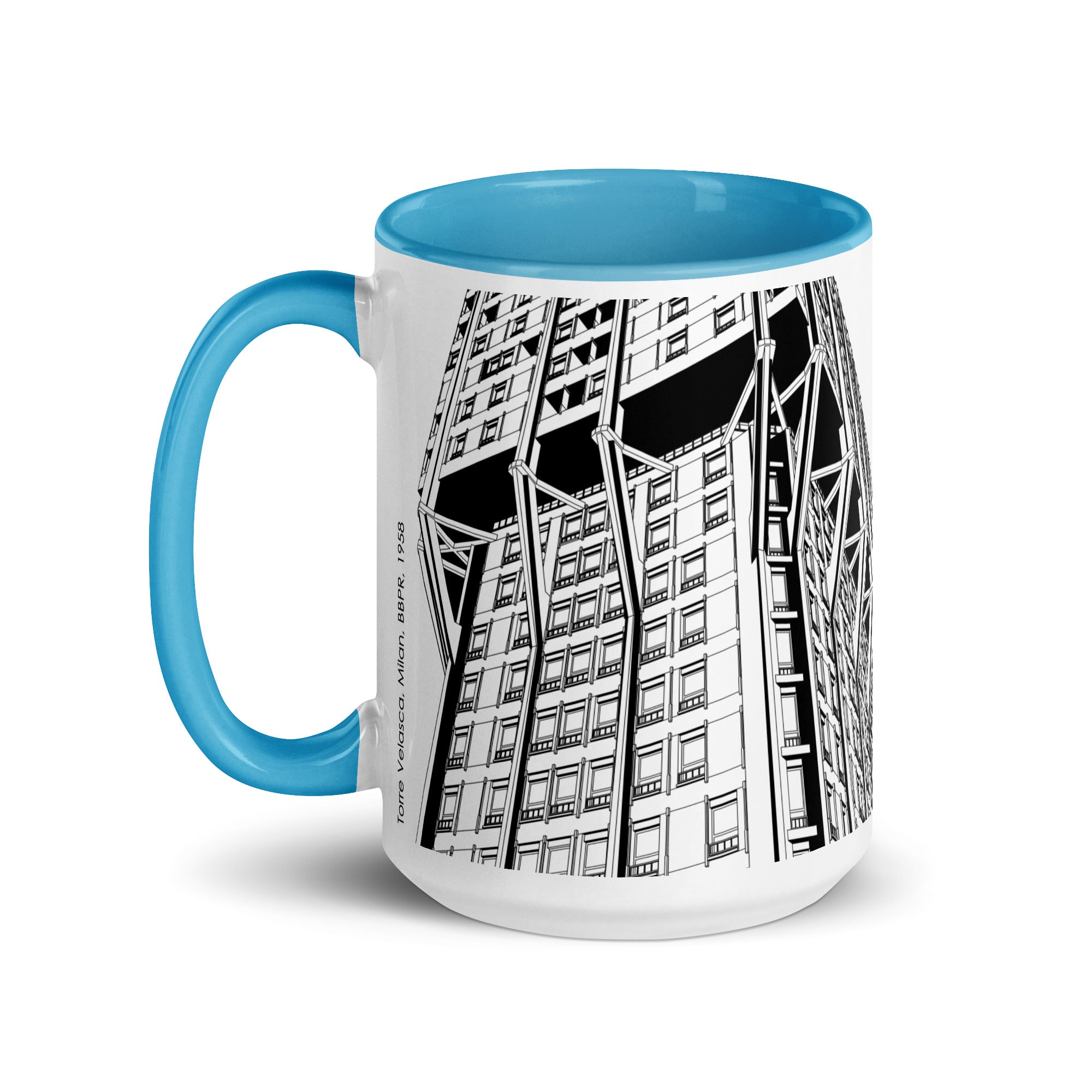 Torre Velasca Different Coloured Mugs