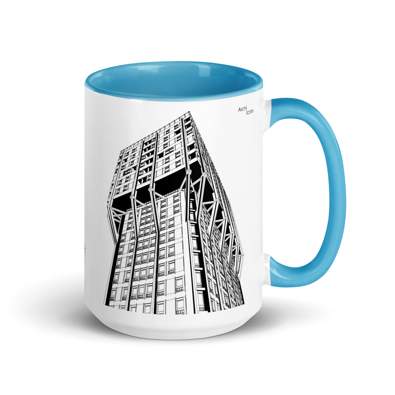 Torre Velasca Different Coloured Mugs