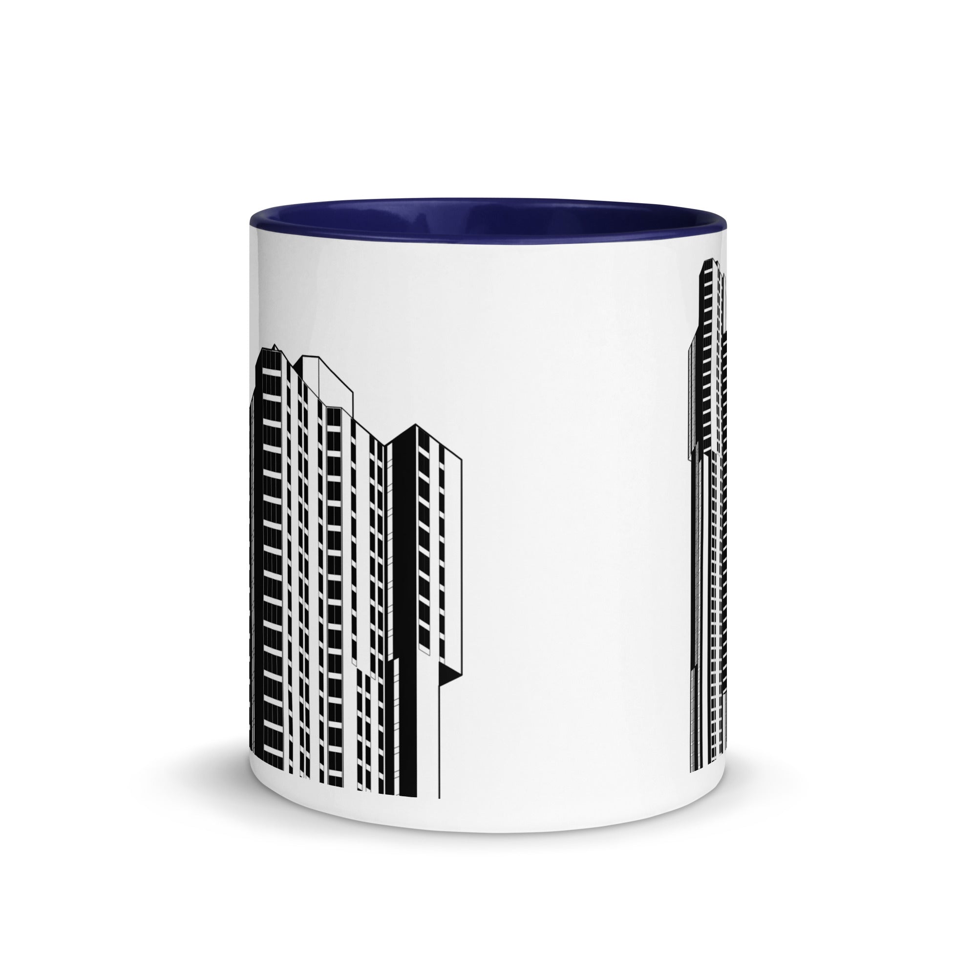 River Park Tower Different Coloured Mugs