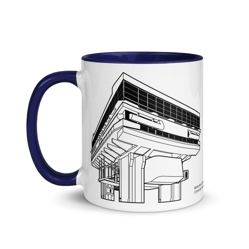 Biblioteca Nacional Mariano Moreno Different Colored Mugs