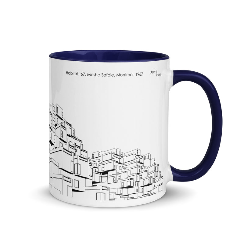 Habitat '67 Different Coloured Mugs