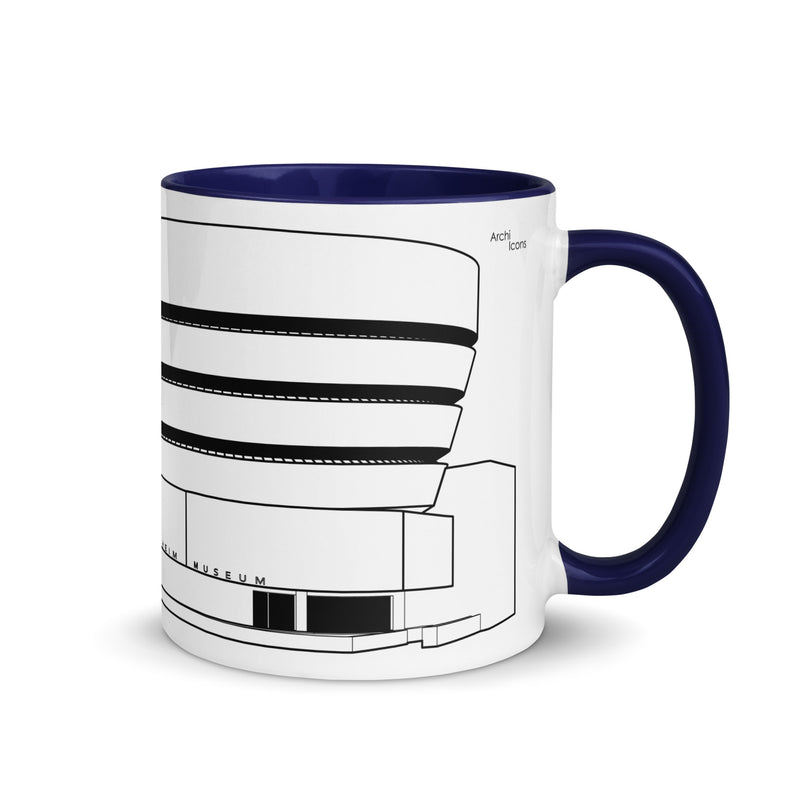 Solomon R. Guggenheim Museum Different Coloured Mugs