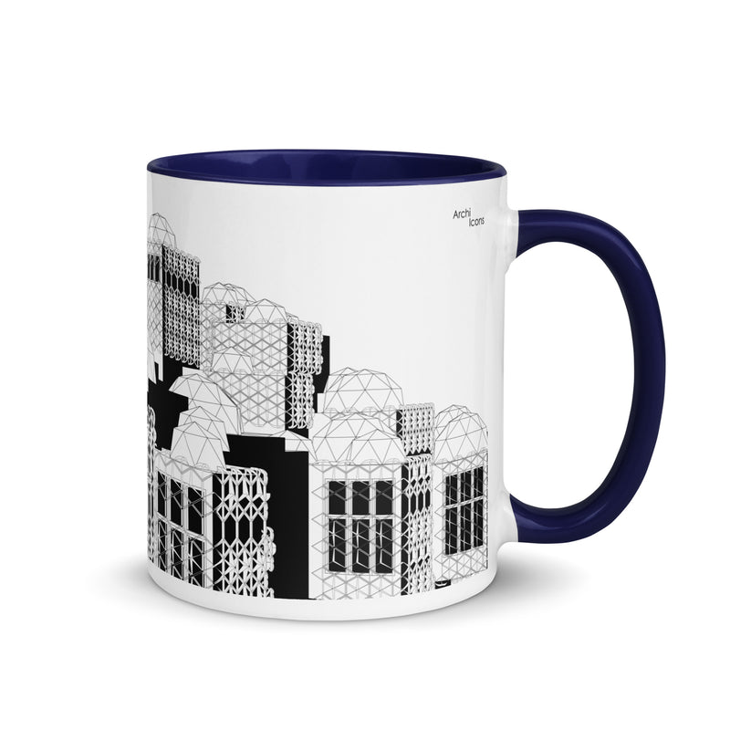 National Library of Kosovo Different Coloured Mugs