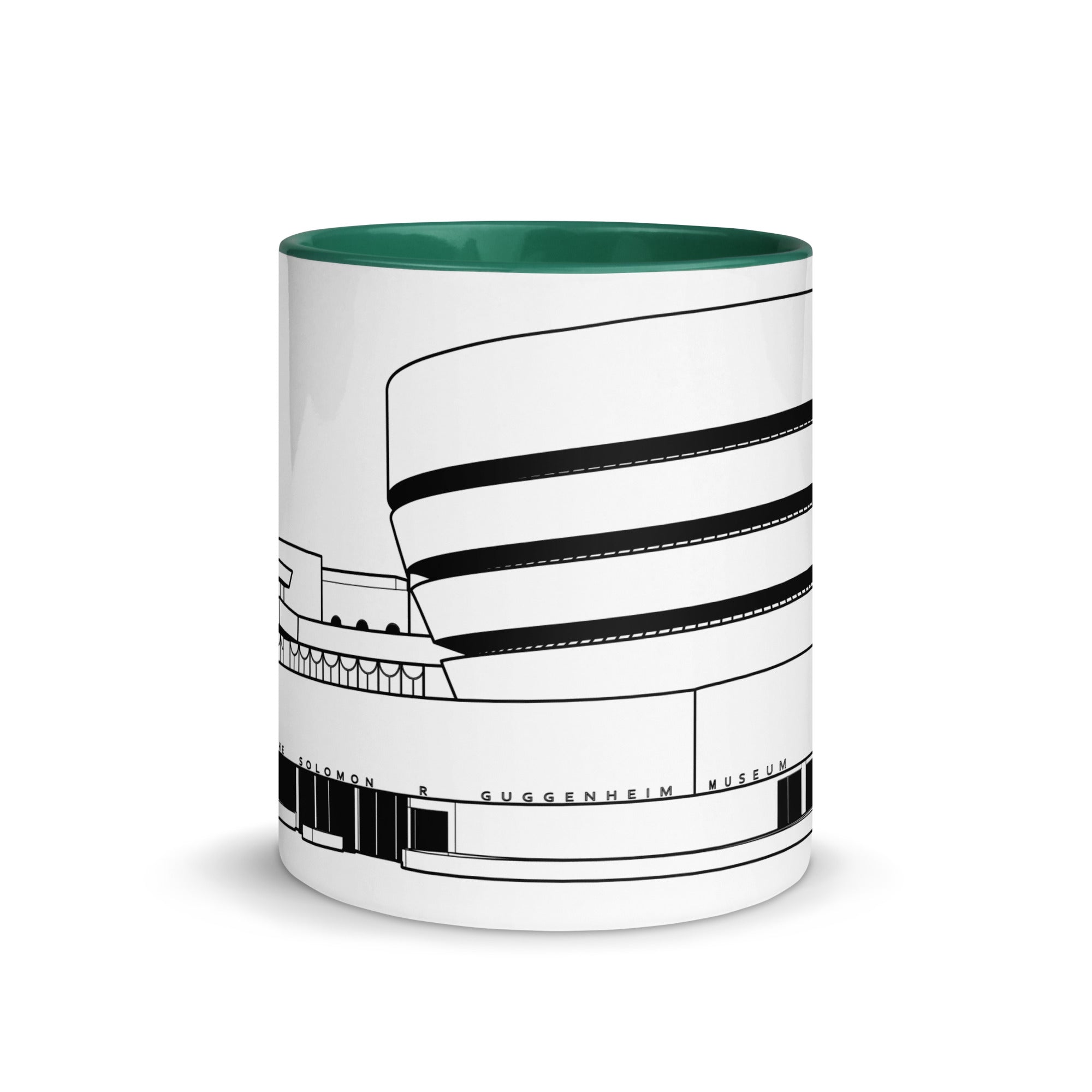 Solomon R. Guggenheim Museum Different Coloured Mugs