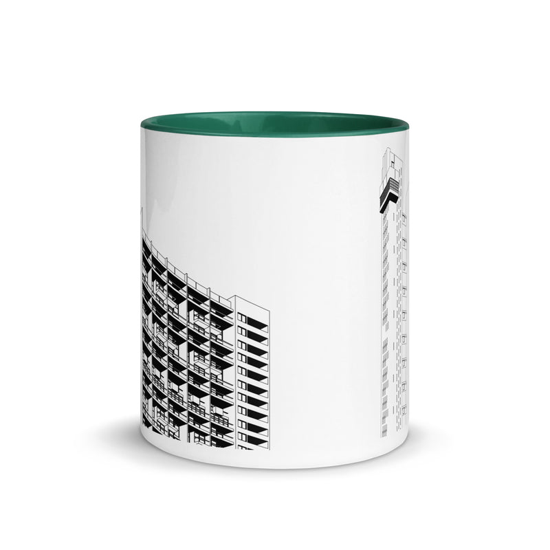 Trellick Tower Different Coloured Mugs