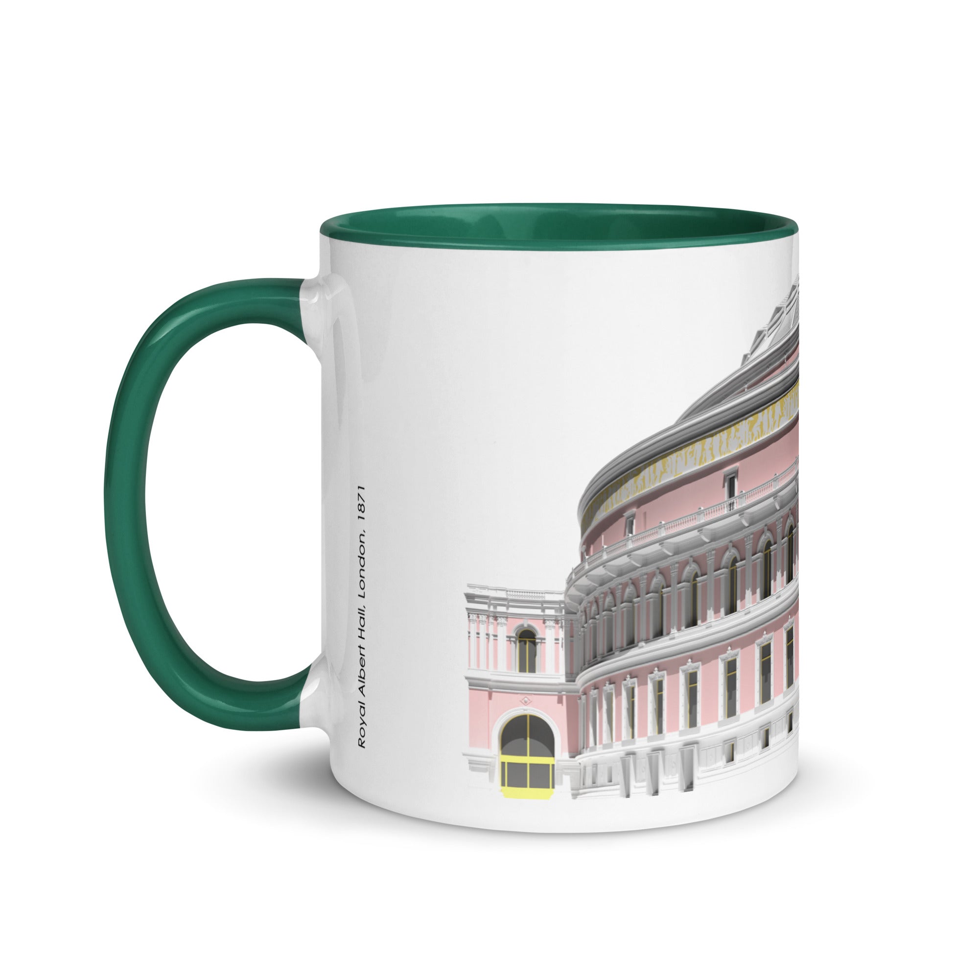 Royal Albert Hall Different Coloured Mugs