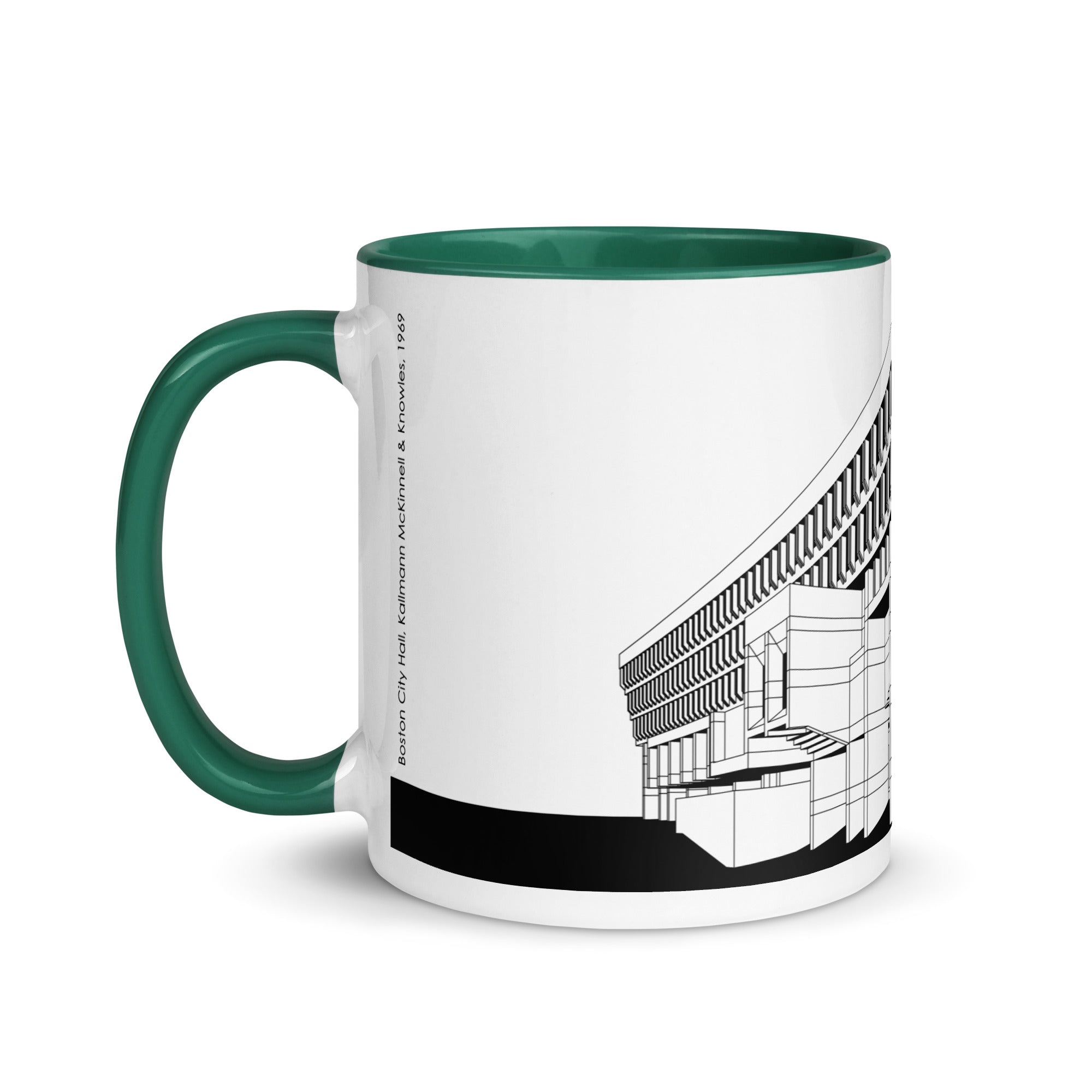 Boston City Hall Different Coloured Mugs