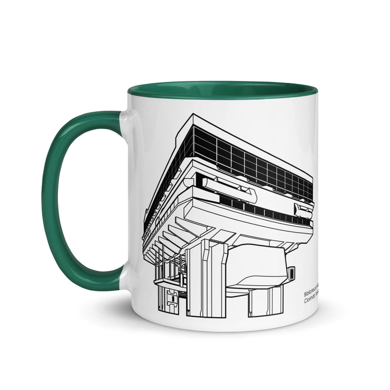 Biblioteca Nacional Mariano Moreno Different Colored Mugs