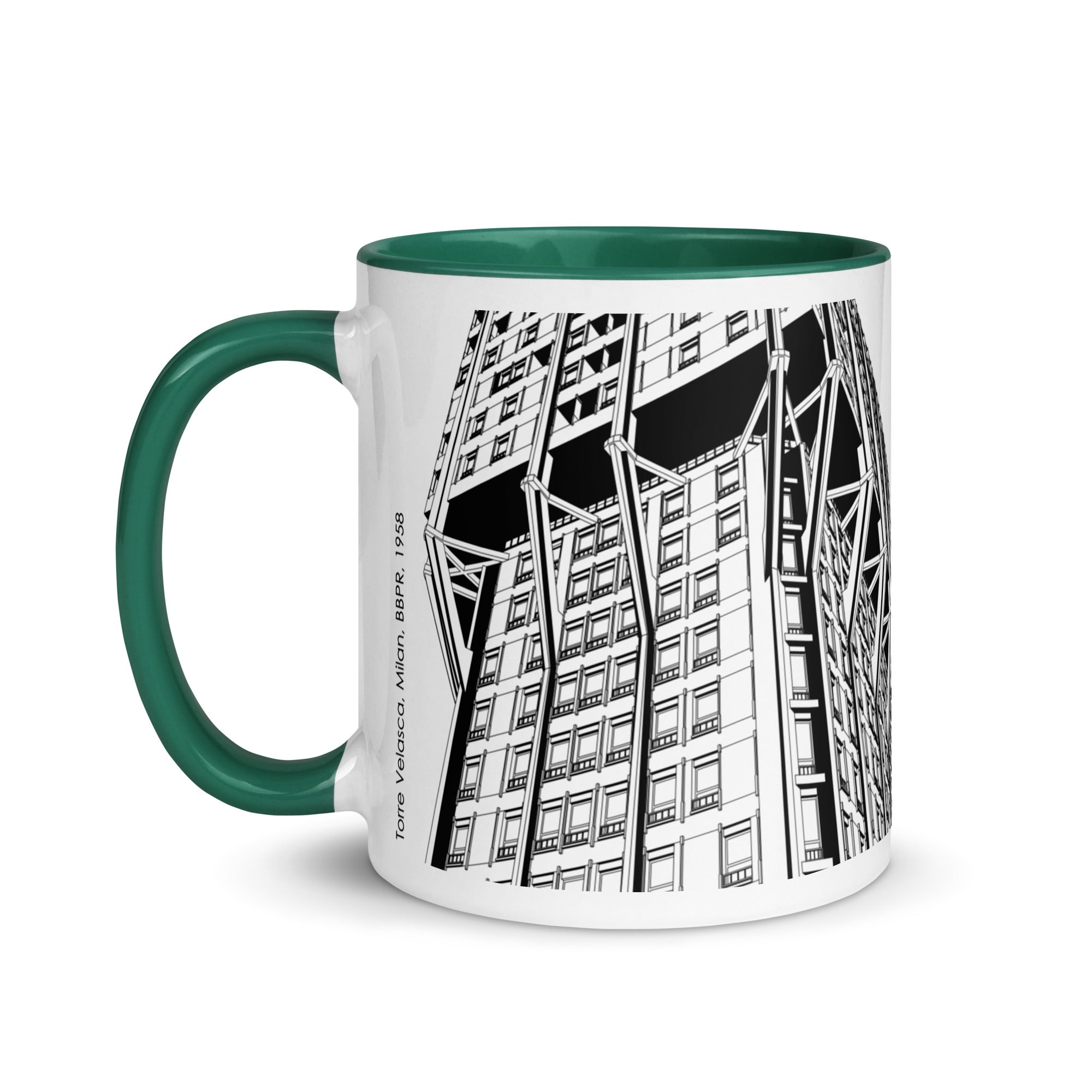 Torre Velasca Different Coloured Mugs