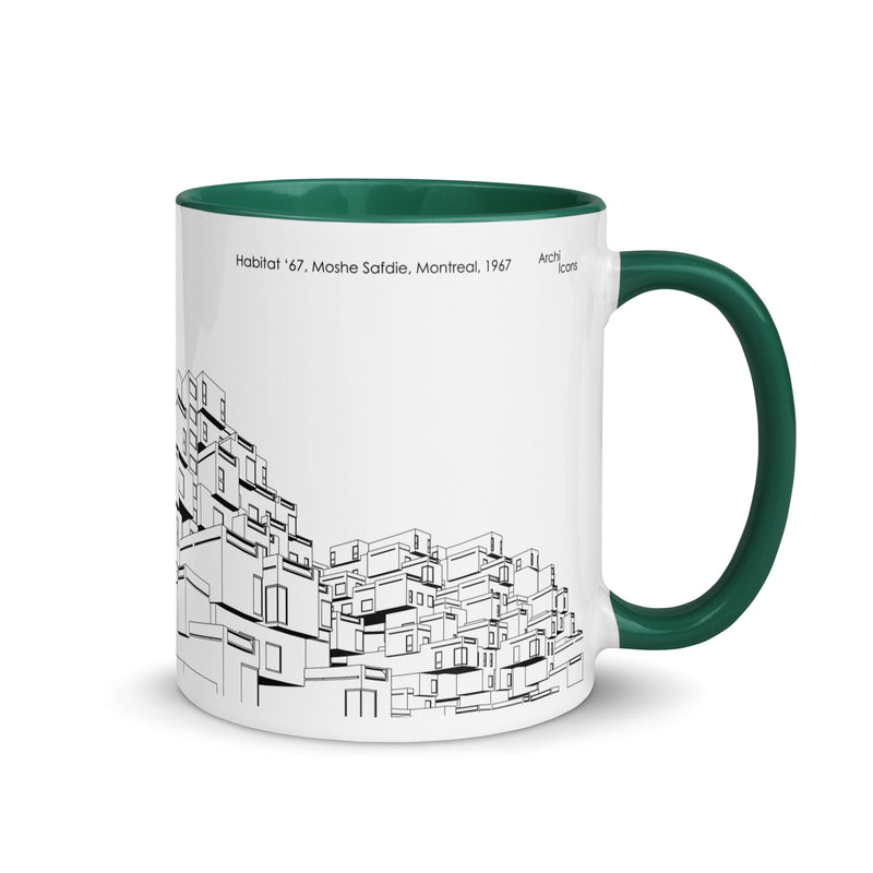 Habitat '67 Different Coloured Mugs